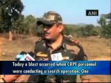 Landmine blast by Maoists kills one trooper.mp4