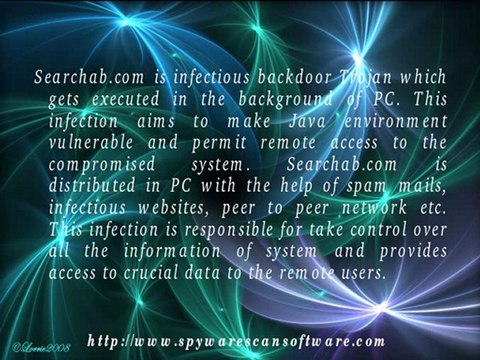 Uninstall Searchab.com Browser Hijacker Program