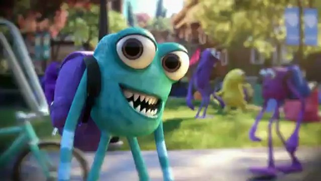 Un spot TV incitant à vous inscrire à la Monstres Academy !