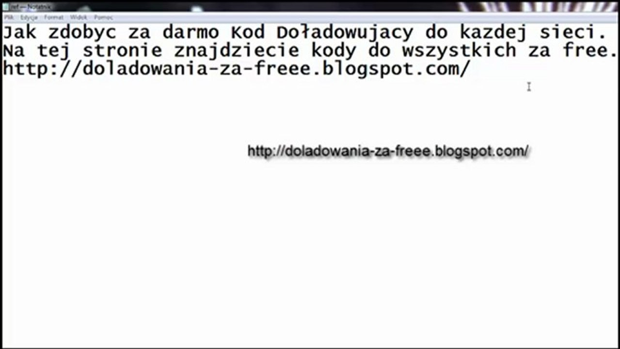 Darmowe doladowania do kazdej sieci