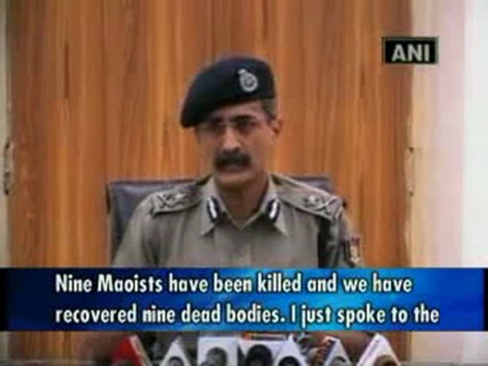 Nine Maoists killed in Chhattisgarh.mp4