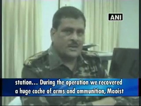 Police arrest several Maoists in WB,seize arms.mp4