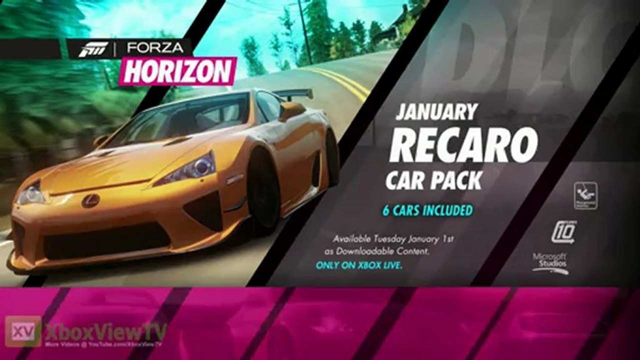 Forza Horizon | January DLC "Recaro Car Pack" Trailer [EN] (2013) | HD