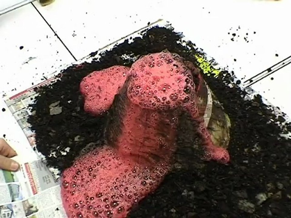 Réaliser un volcan effusif