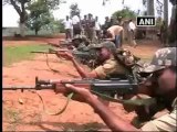 Security personnel trained in jungle warfare in Jharkhand.mp4