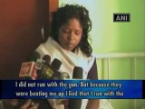 Suspected Maoist girl rescued by villagers in Jharkhand.mp4