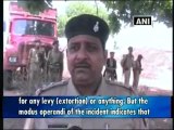 Suspected Maoists attack railway site in Hazaribagh,set ablaze machinery.mp4