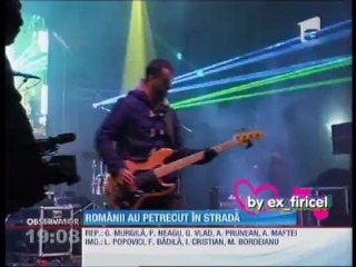 SANDRA live in GALATI / ROMANIA   ( ANTENA 1 TV NEWS  01.01.2013)