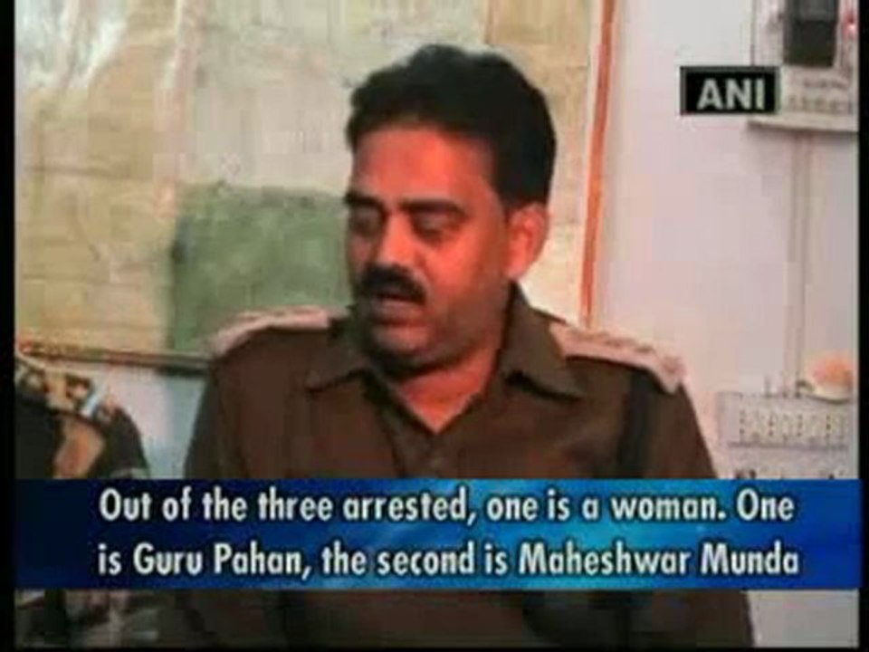 Three Maoists, including woman, nabbed in Jharkhand.mp4