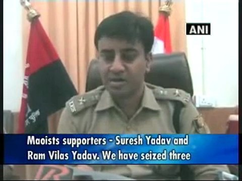Two Maoists arrested in Gaya.mp4