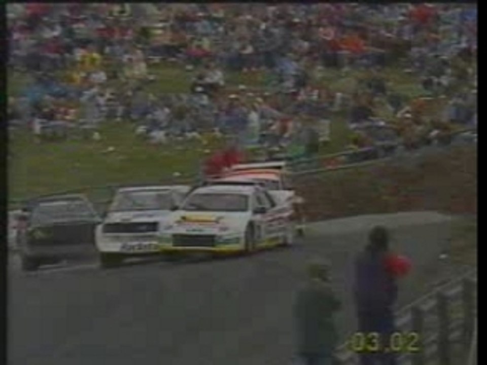 Accident en plein rally