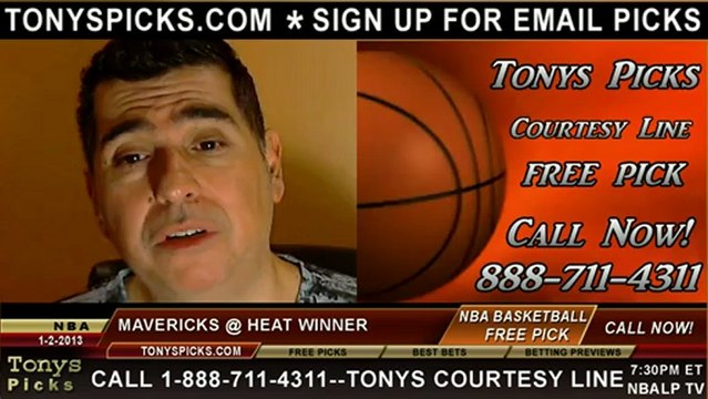 Miami Heat versus Dallas Mavericks Pick Prediction NBA Pro Basketball Odds Preview 1-2-2012