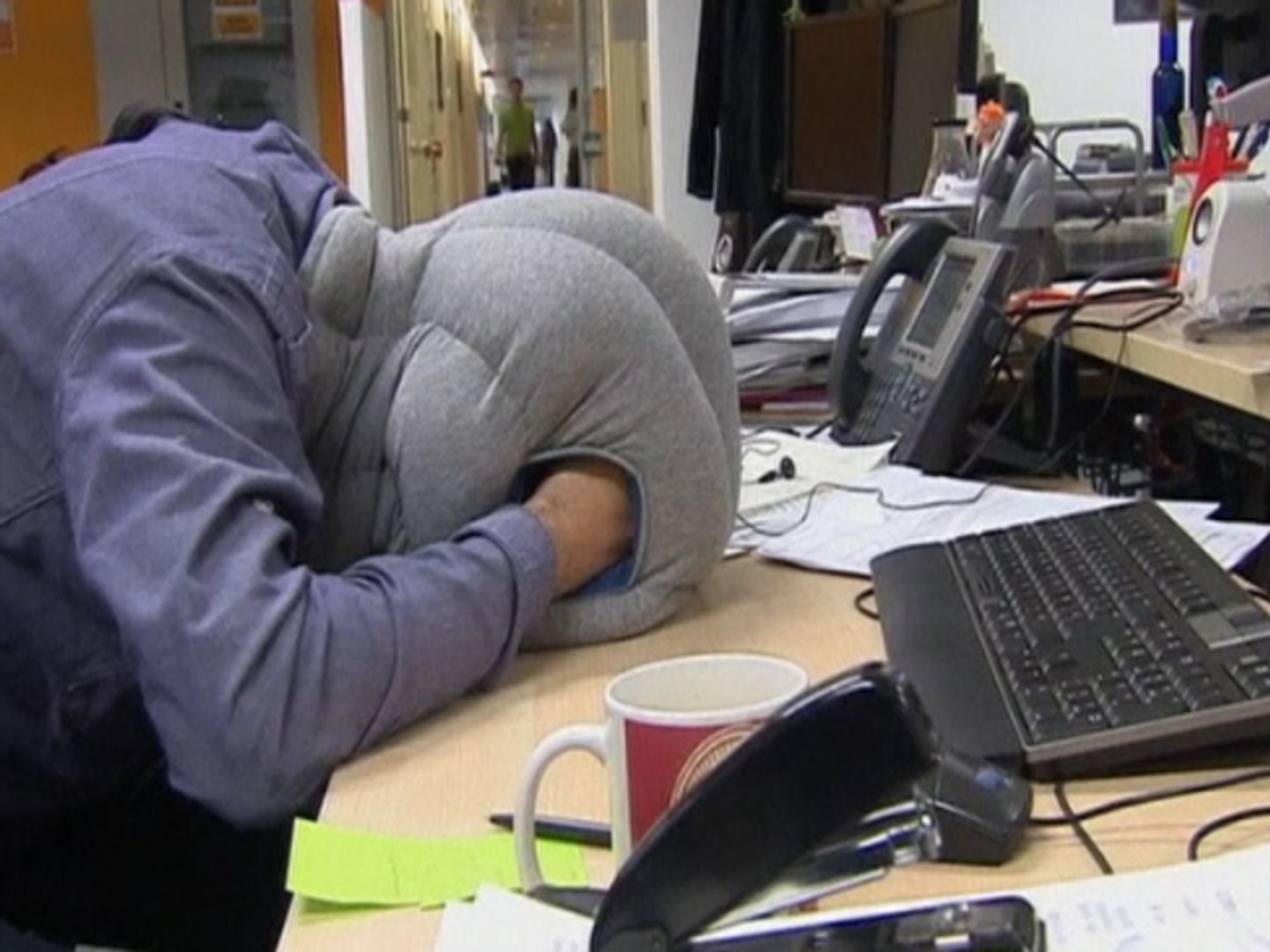 Ostrich Pillow Puts New Spin On The Power Nap