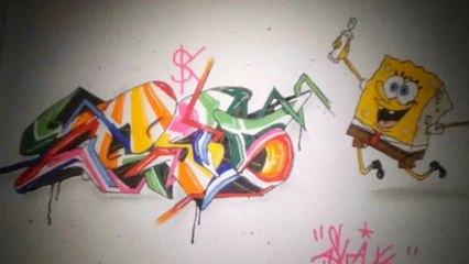 Graffiti sketch "zes5" blackbook by SUNK