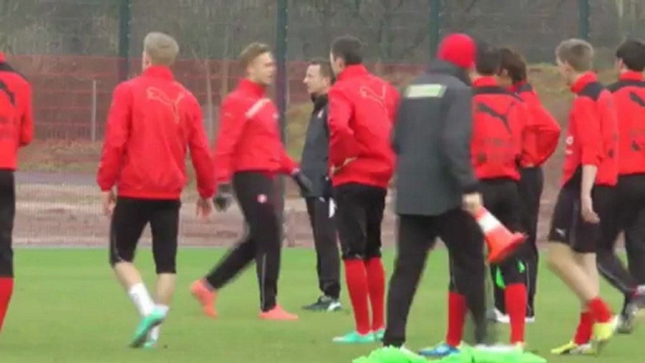 Trainingsstart bei der fortuna