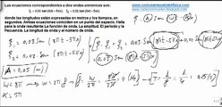 Fisica fenomenos ondulatorios funcion de onda resultante y numero de onda