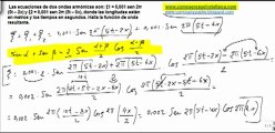 Fisica fenomenos ondulatorios funcion de onda resultante