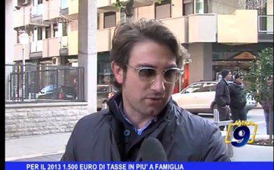 Per il 2013 1.500 euro di tasse in più a famiglia