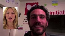 Tanguy répond aux questions de Virginie Efira sur le déroulement de son Vendée Globe