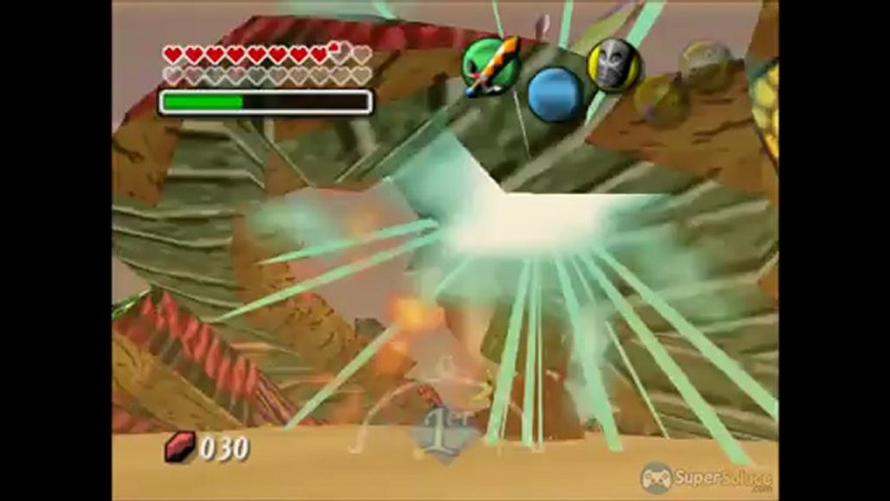 Soluce de Zelda Majora's Mask : Chapitre 13 - Le temple de la Forteresse de pierre (Boss Skorn)