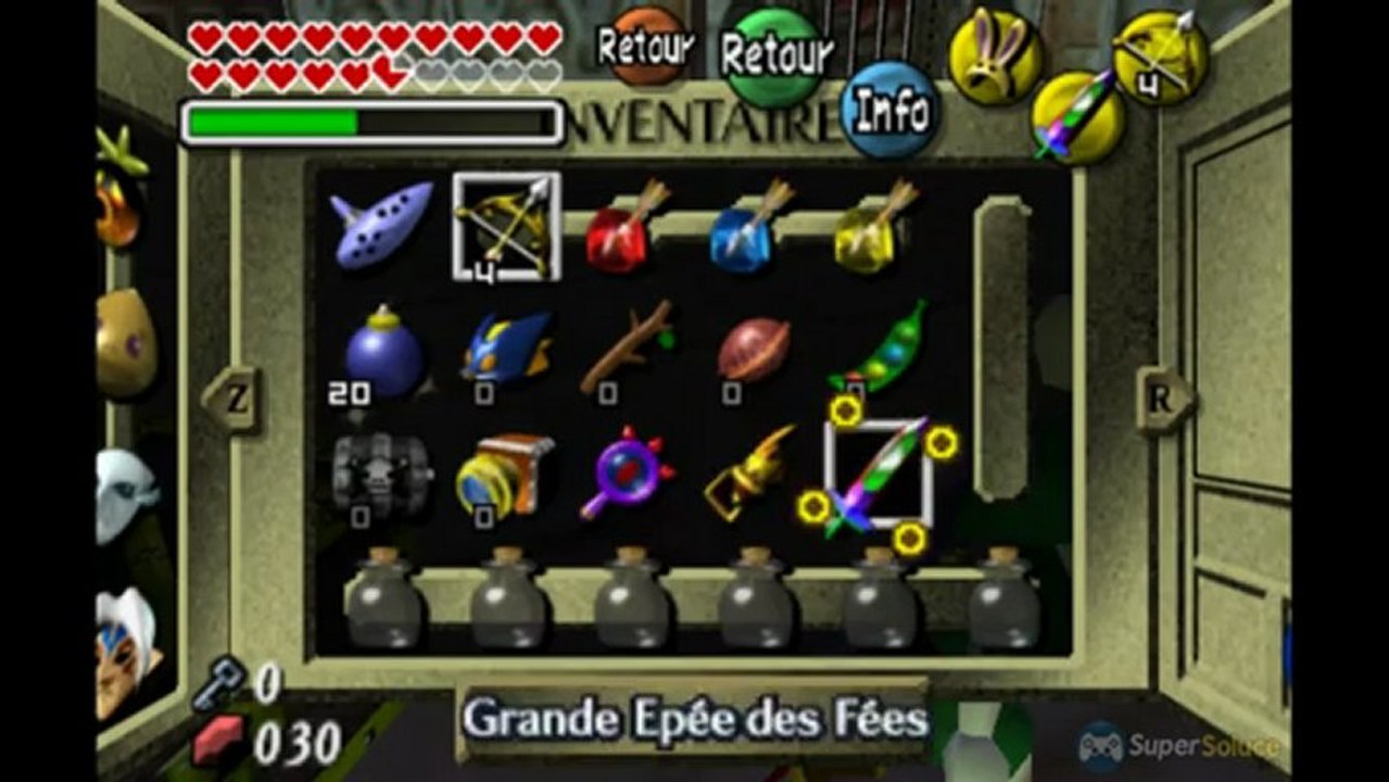 Soluce de Zelda Majora's Mask : Chapitre 13 - Le temple de la Forteresse de pierre (Partie 4)