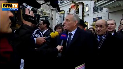 Ayrault avant le Conseil des ministre : "C'est le signe de la mobilisation"