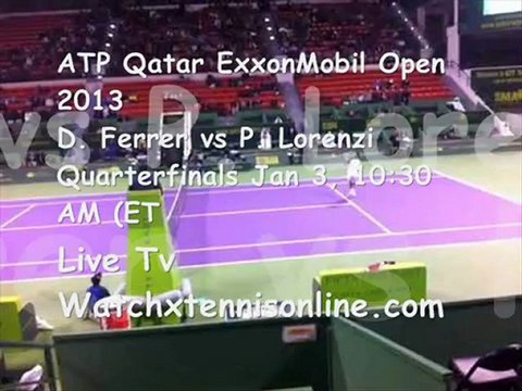 Online Tennis D. Ferrer vs P. Lorenzi 2013