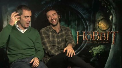 James Nesbitt And Aidan Turner Interview -- The Hobbit