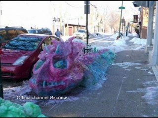 Тачки из песка и снега | Auto out of the sand and snow. Fhotoclip