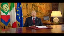 Napolitano - Il messaggio di fine anno del Presidente della Repubblica (21.12.12)