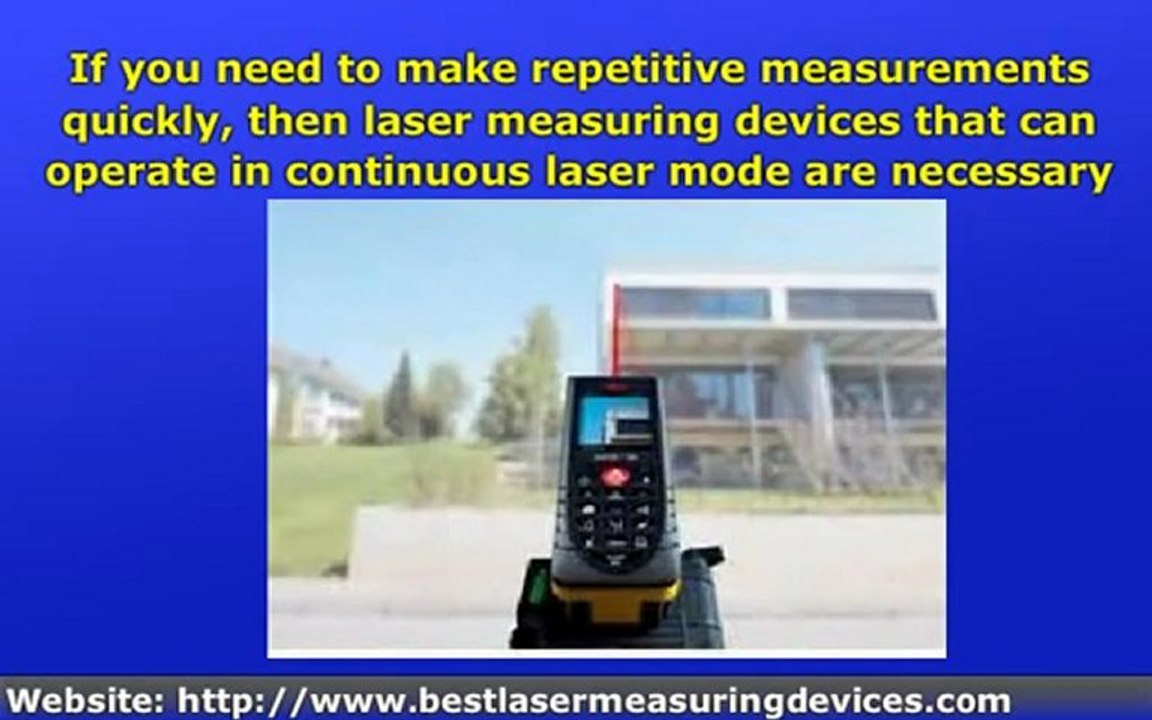 Laser Measuring Devices and what they do