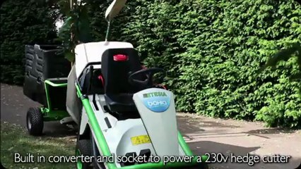 ETESIA Bahia M2E the first 100% Electric Ride-on mower