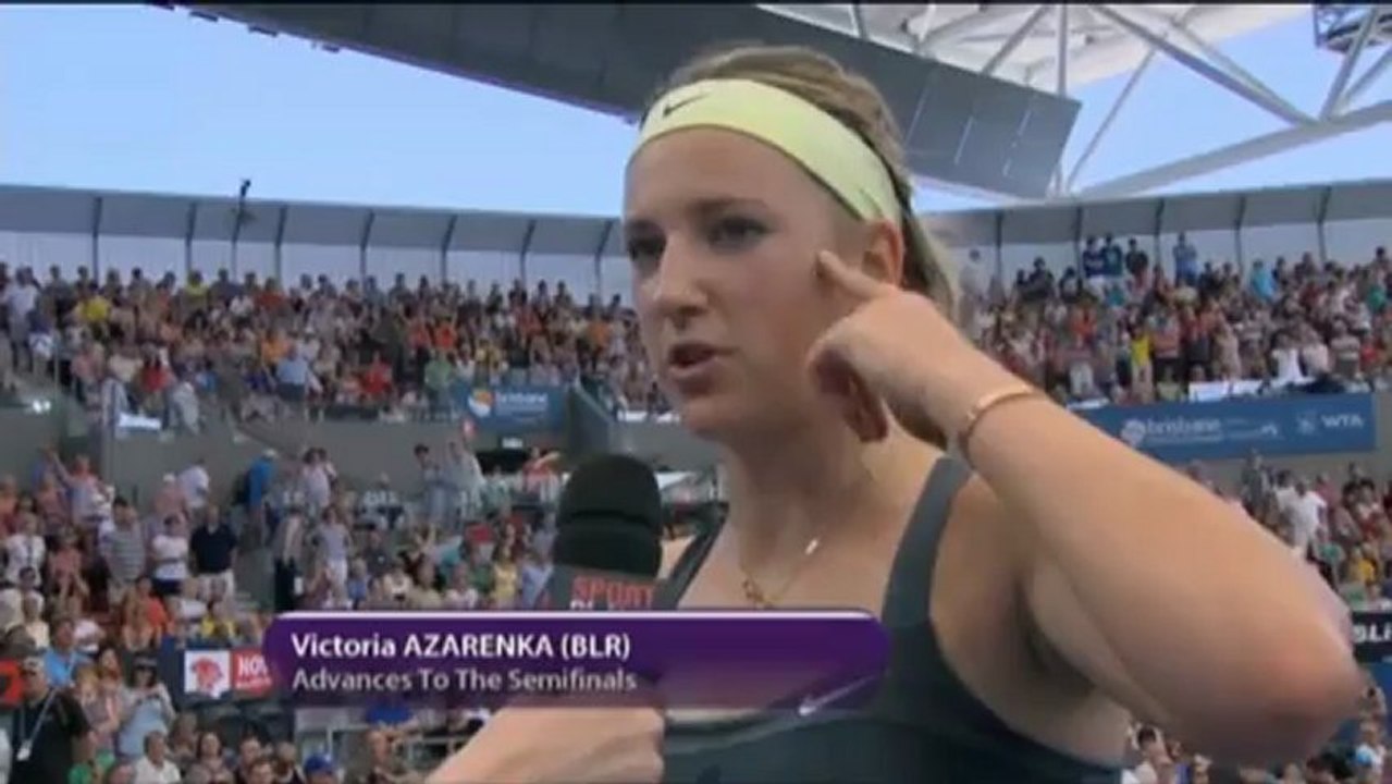 Brisbane: Azarenka überrennt Pervak: 'Ich war on fire'