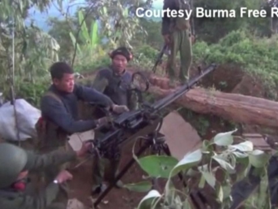 Myanmar fighter jets attack rebels