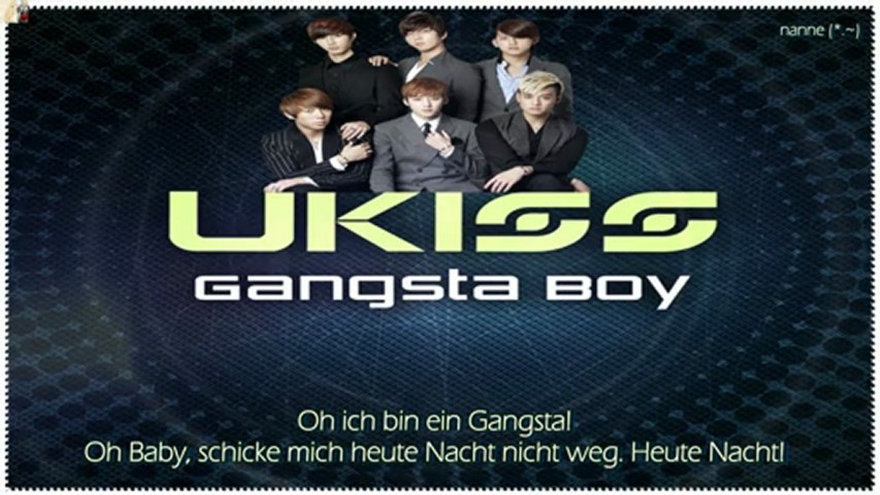 U-KISS - Gangsta Boy k-pop [german sub]