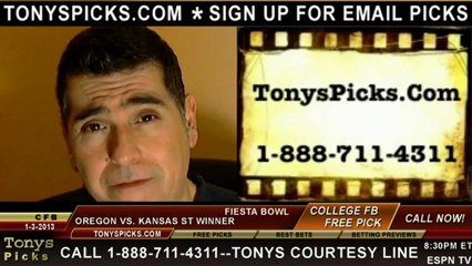 Kansas St Wildcats versus Oregon Ducks Pick Prediction Fiesta Bowl College Football Preview 1-3-2013