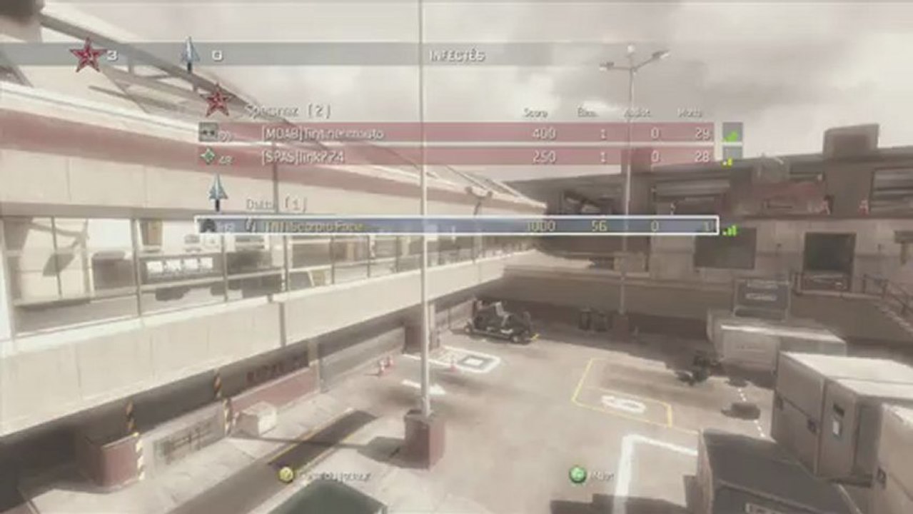 call of duty mw3 "Petite partie d'infecté sur terminal en 3ème personne"