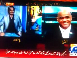 PAK BHARAT TAKRA MUST WATCH HAHAHHA HAMID MIR ROCKZZZ (AMMAR)