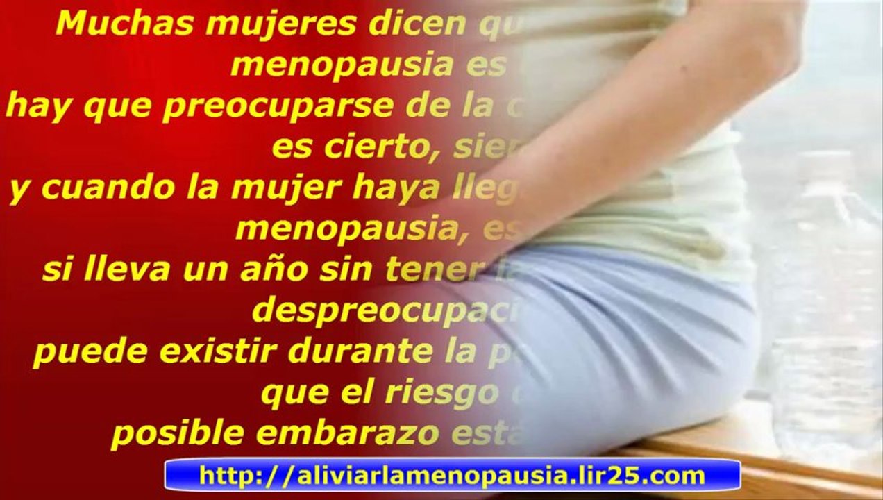 Menopausia y Embarazo