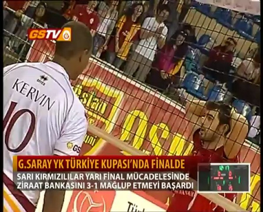 ERKEK VOLEYBOL | Özet: Ziraat Bankası 1 - 3 Galatasaray Yurtiçi Kargo