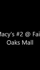 Schindler MT @ Macy*s I in Fair Oaks Mall
