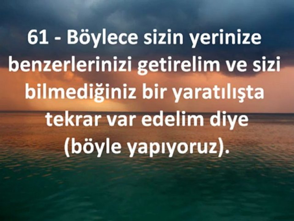 KABE iMAMI MAHiR VAKiA SüRESi Ve MEALi