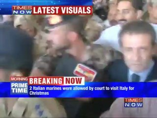 2 Italian Marines return to Kochi