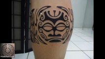 Tatuajes de Brazaletes Maories Polinesios en las Piernas para el Hombre de ROBERTTO ORIGINAL TATTOO de RIO DE JANEIRO