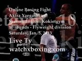 Akira Yaegashi vs Saenmuangloei 10 rounds Live Telecast