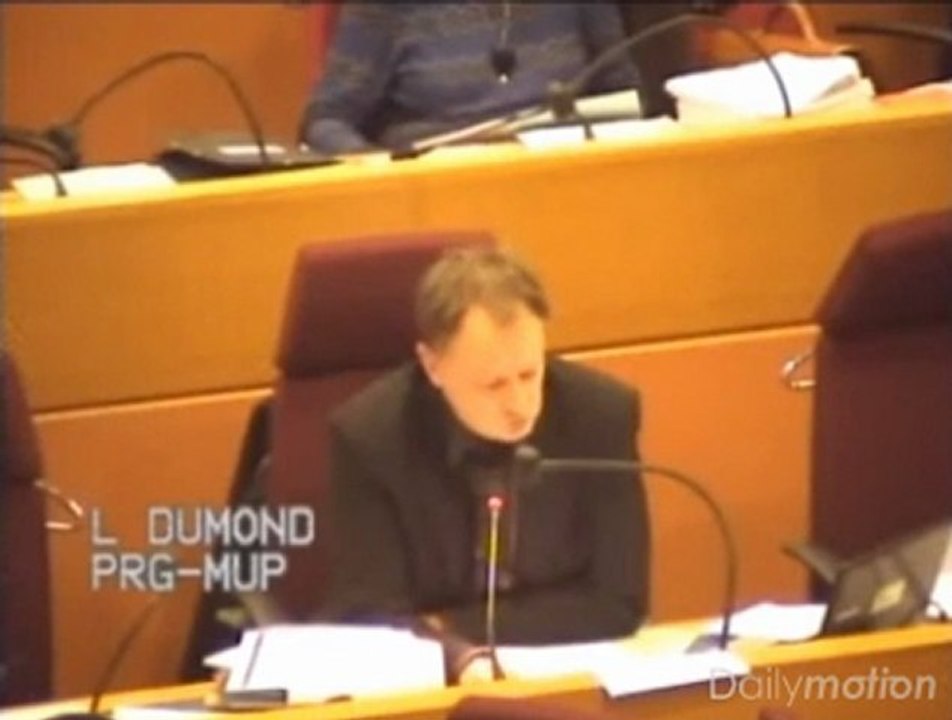 Budget 2013 - Sports et Loisirs - Intervention de Laurent Dumond (PRG - MUP)