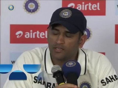 India vs England 2012, 1st Test match, Day Four- MS Dhoni speaks.mp4