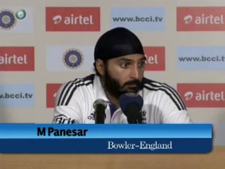 India vs England 2012, 2nd Test match, Day One- Monty Panesar press conference.mp4