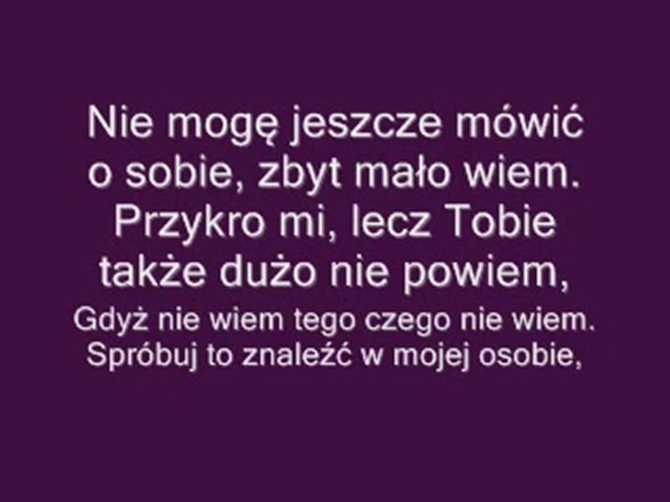 Czaqu-Dlaczego jestem jaki jestem tekst lyrics