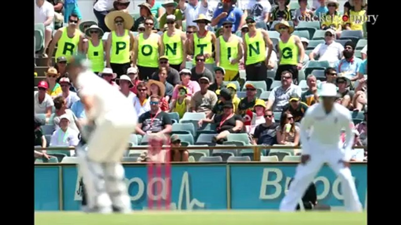 Ricky Ponting walks into sunset with emotions running high at Perth.mp4
